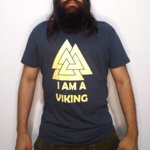 Camiseta Cinza VALKNUT – I AM A VIKING